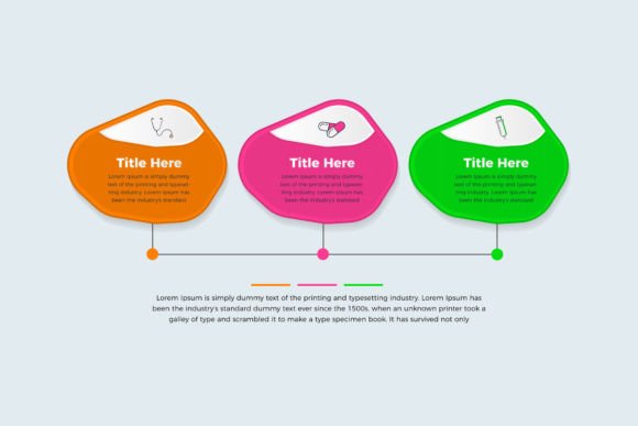 3 Options Modern Medica Infographic Graphics Freebies