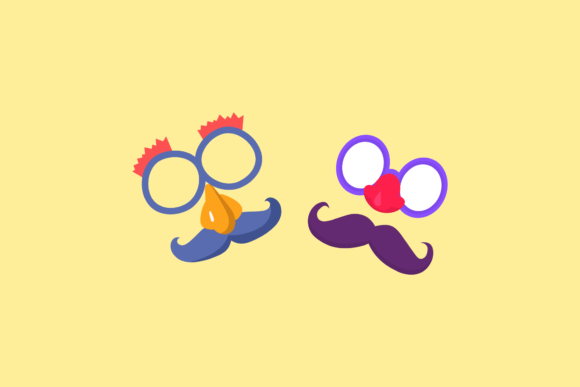 April Fools LOL Face Icon Graphics Freebies