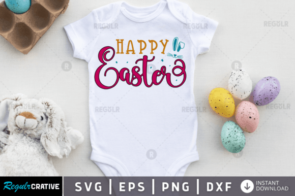 FREE Happy Easter SVG Design for Crafts