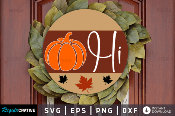 FREE Hi Svg, Thanksgiving Svg Design