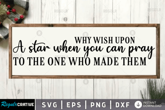 FREE Why Wish Upon a,Christian Design Graphics