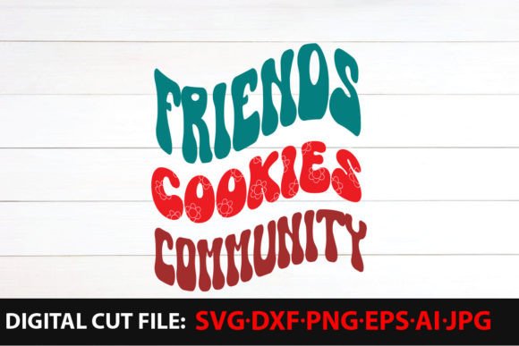 Friends Cookies Community: Graphics & Crafts for Local Branding