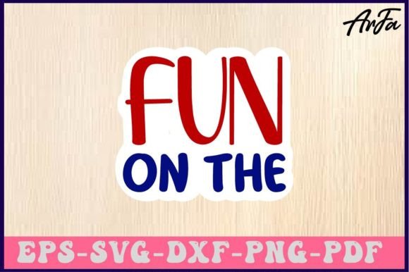 Fun on the Fourth SVG Design for Graphics and Crafts