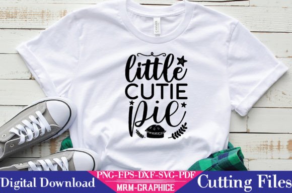 Little Cutie Pie Svg for Crafts and Graphics
