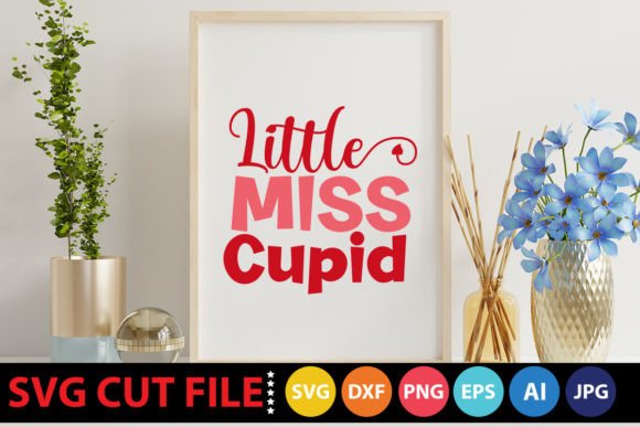 Little Miss Cupid SVG for Crafts and Graphics