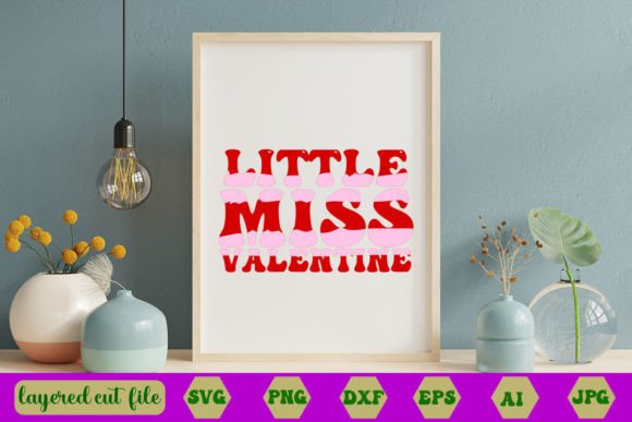 Little Miss Valentine RETRO SVG: Graphics & Crafts