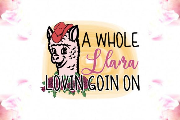 Llama Love Valentine Sublimation Graphics
