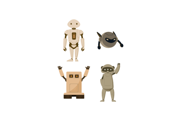 Robot Future Graphics Freebies