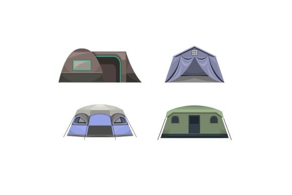 Tent Embroidery Design