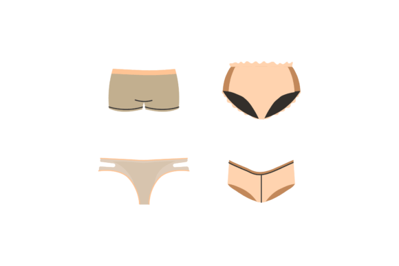 Underwear People Graphics Freebies
