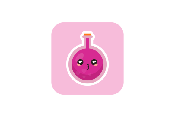 Valentine Kawaii Icon Graphic Art Cute